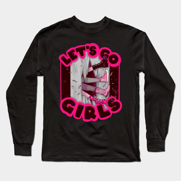 Let’s Go Girls Long Sleeve T-Shirt by LVBart